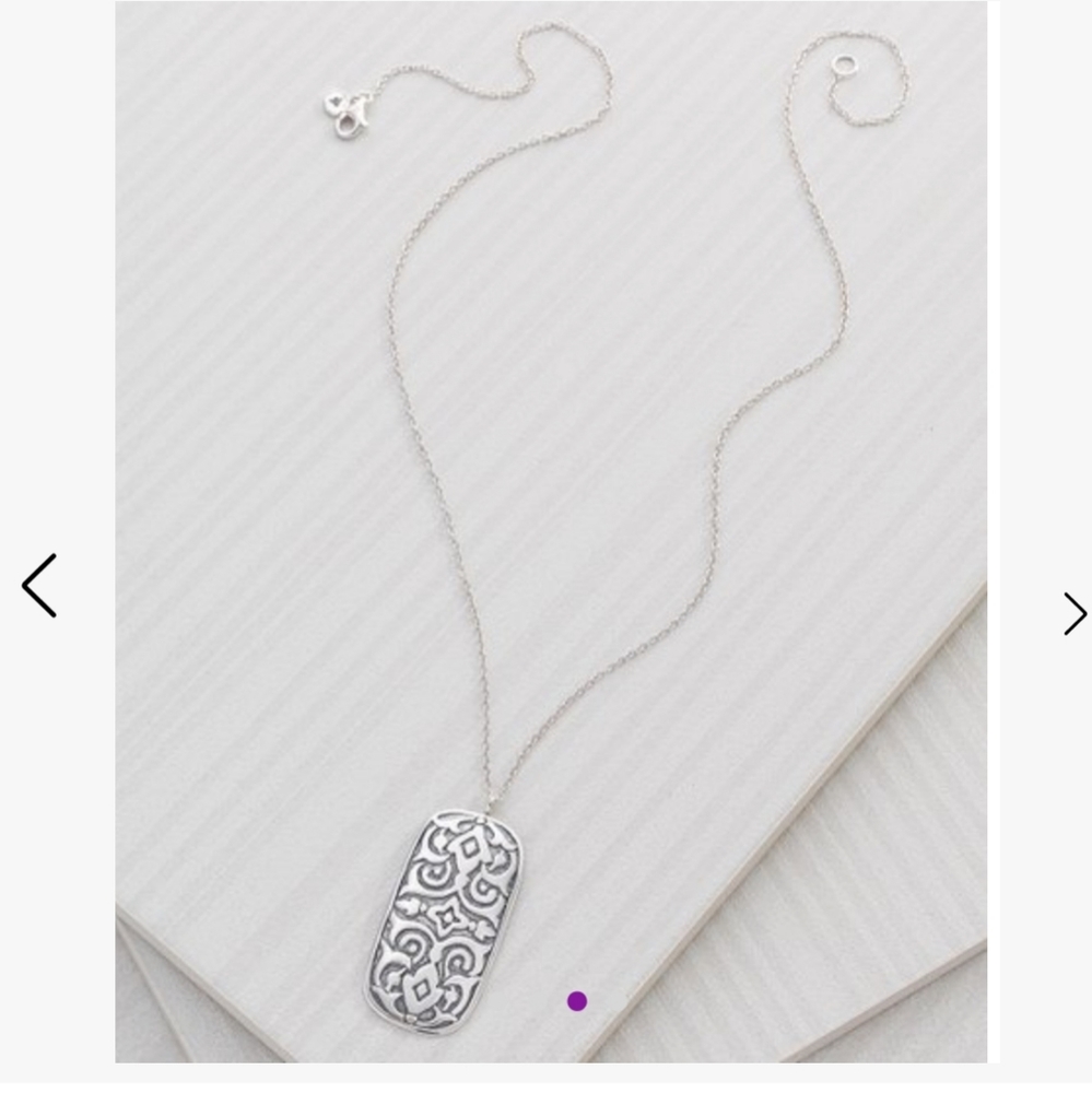 Silpada 925 Sterling Silver "Basilica" necklace